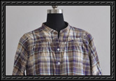 Lady's shirt plaid shirt